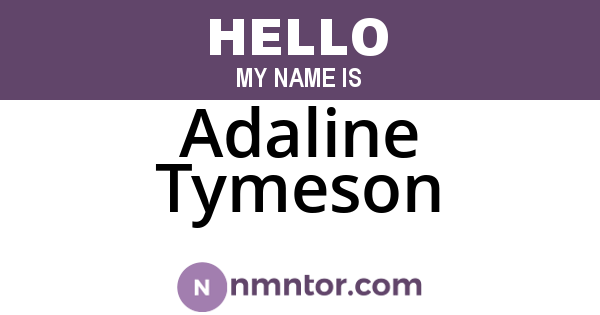 Adaline Tymeson