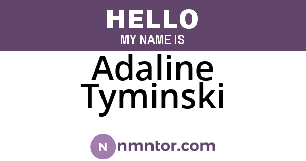 Adaline Tyminski