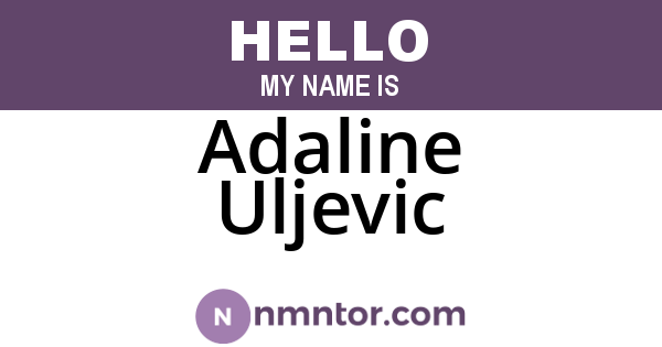 Adaline Uljevic
