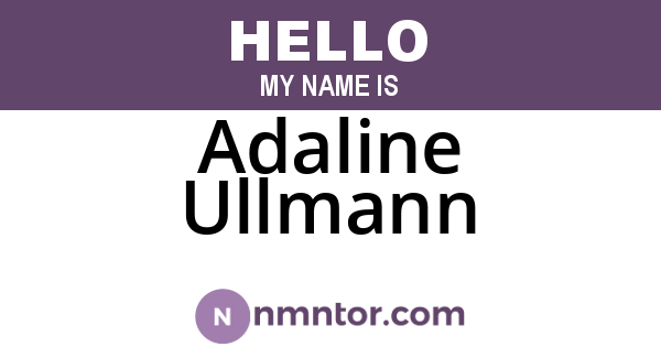 Adaline Ullmann