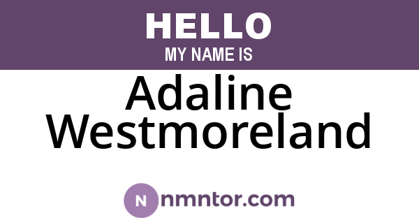 Adaline Westmoreland