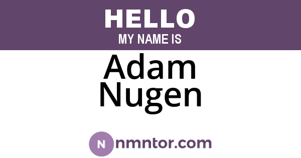 Adam Nugen