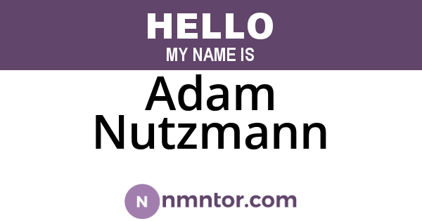 Adam Nutzmann