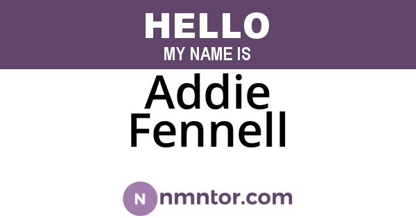 Addie Fennell