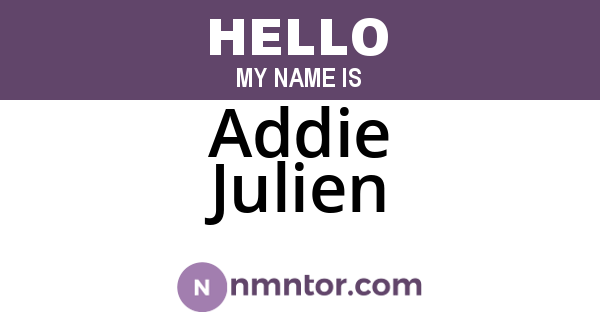 Addie Julien