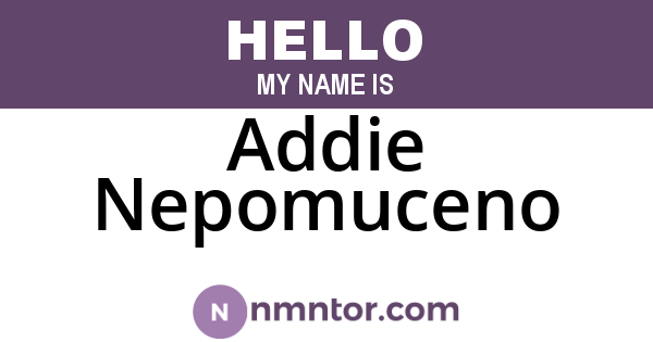 Addie Nepomuceno