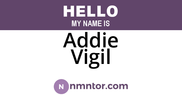 Addie Vigil