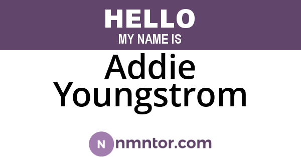Addie Youngstrom