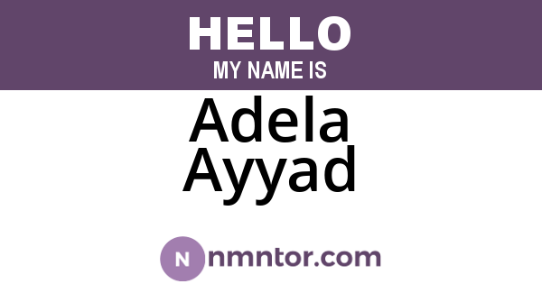 Adela Ayyad