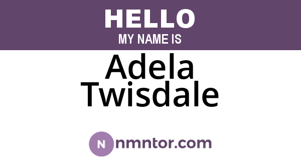 Adela Twisdale