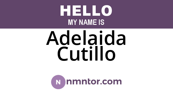 Adelaida Cutillo