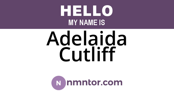 Adelaida Cutliff