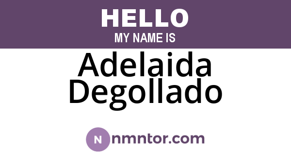 Adelaida Degollado
