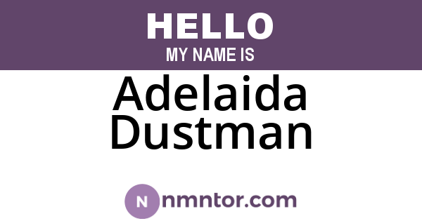 Adelaida Dustman