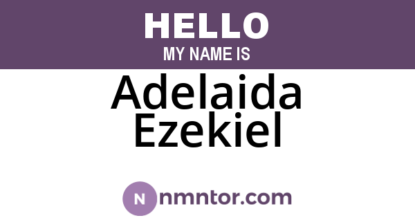 Adelaida Ezekiel