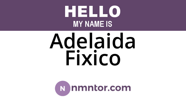 Adelaida Fixico