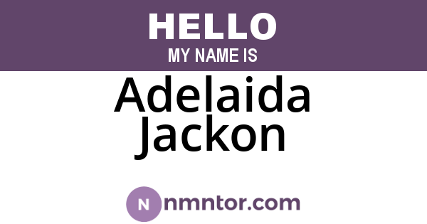 Adelaida Jackon
