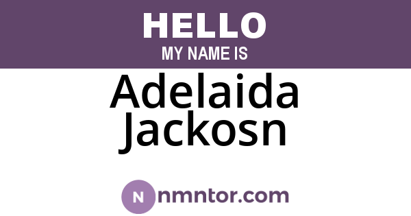 Adelaida Jackosn