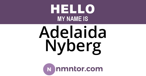 Adelaida Nyberg
