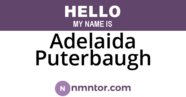 Adelaida Puterbaugh