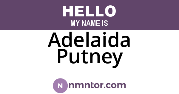 Adelaida Putney