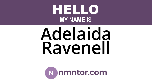 Adelaida Ravenell