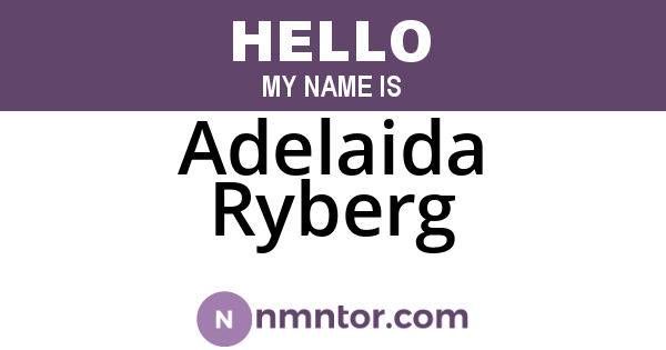 Adelaida Ryberg