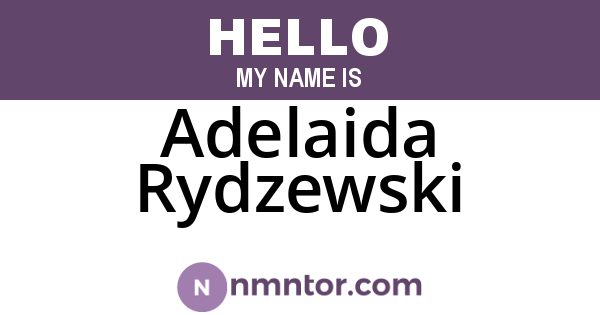 Adelaida Rydzewski