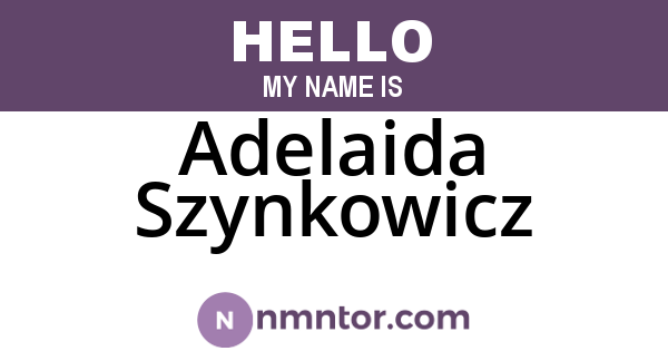 Adelaida Szynkowicz