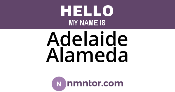 Adelaide Alameda