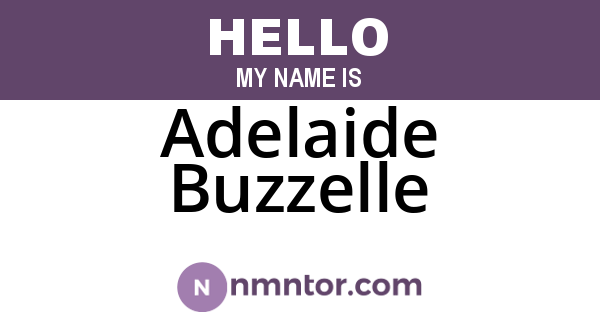 Adelaide Buzzelle