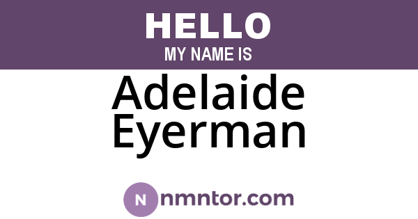 Adelaide Eyerman