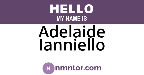 Adelaide Ianniello