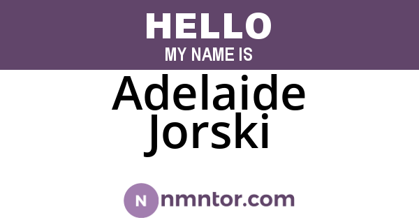 Adelaide Jorski
