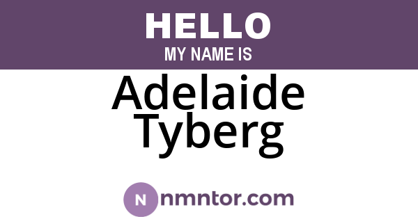Adelaide Tyberg