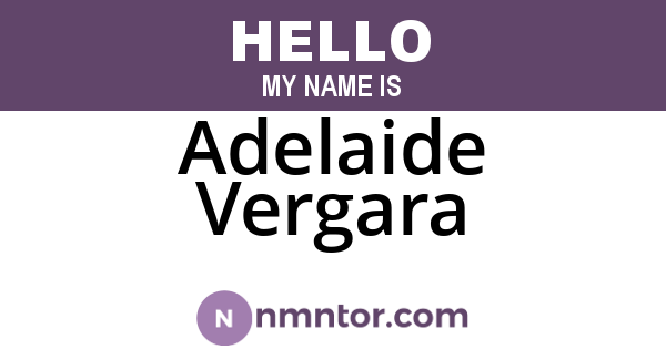 Adelaide Vergara