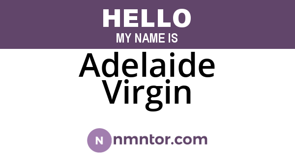 Adelaide Virgin