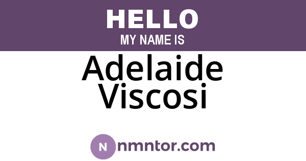 Adelaide Viscosi