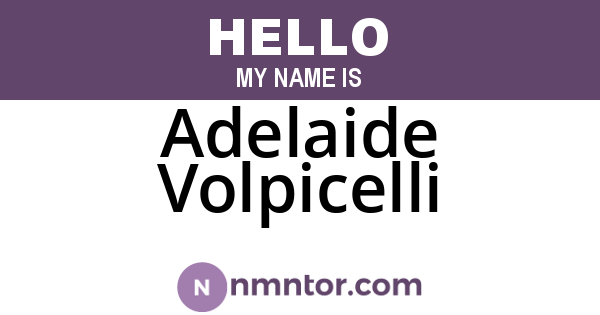 Adelaide Volpicelli