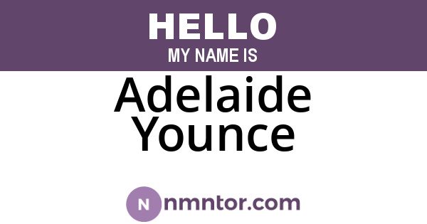 Adelaide Younce