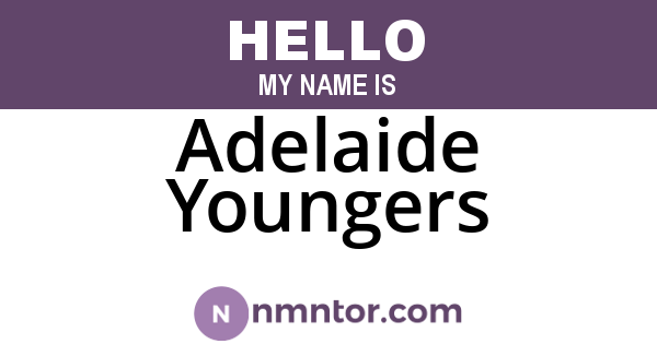 Adelaide Youngers