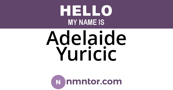 Adelaide Yuricic