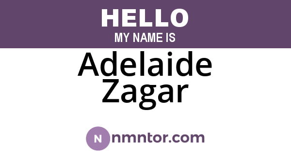 Adelaide Zagar