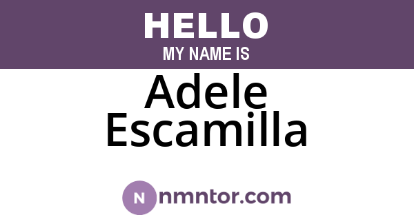 Adele Escamilla