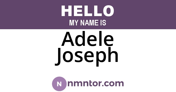 Adele Joseph
