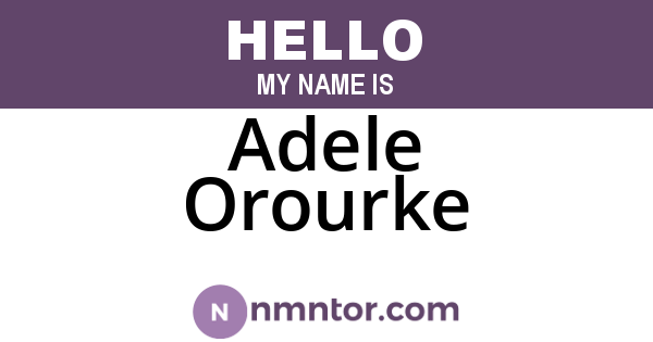 Adele Orourke