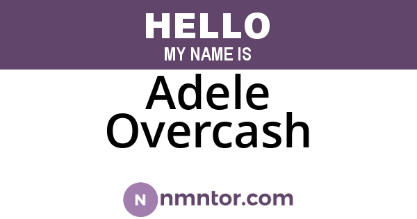 Adele Overcash