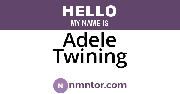Adele Twining