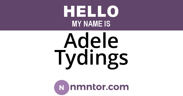Adele Tydings