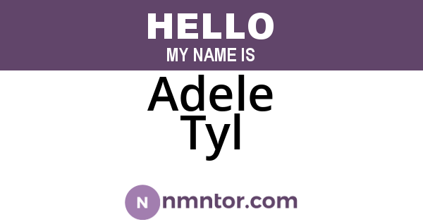 Adele Tyl